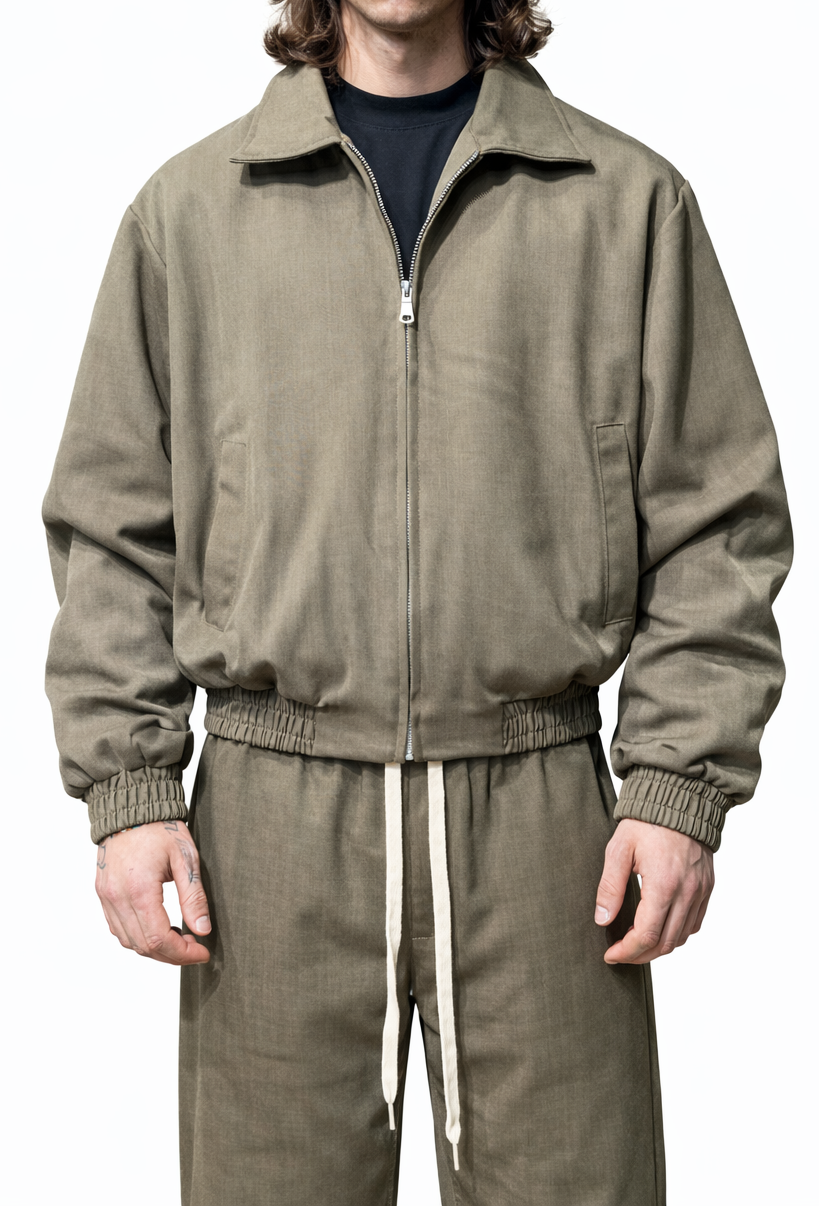 Coordinato minimal zip