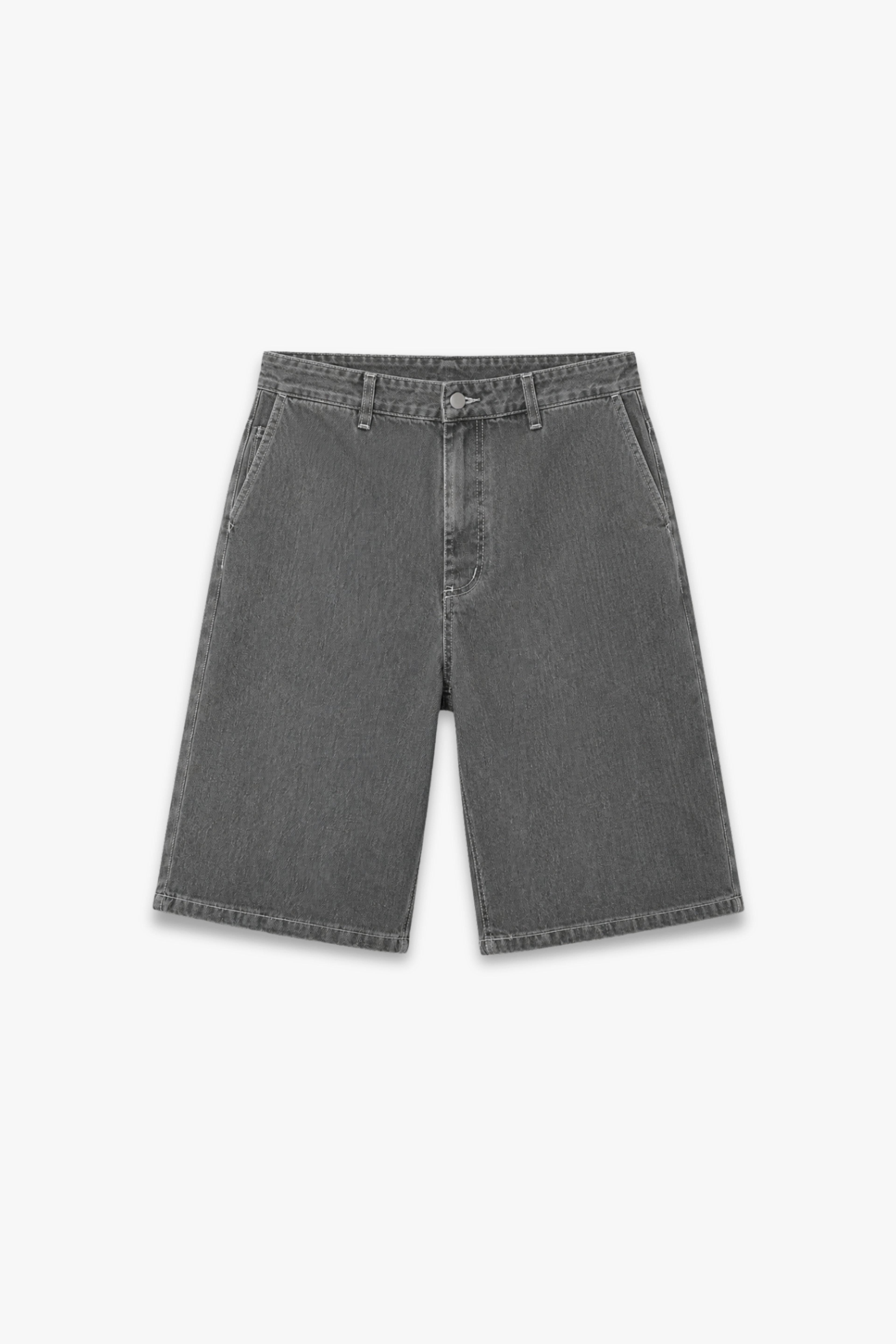BERMUDA DENIM GRIGIO CHIARO