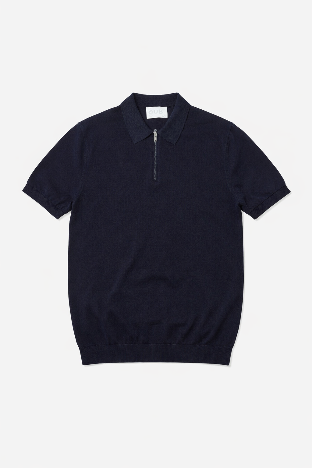 Polo mezza manica con zip