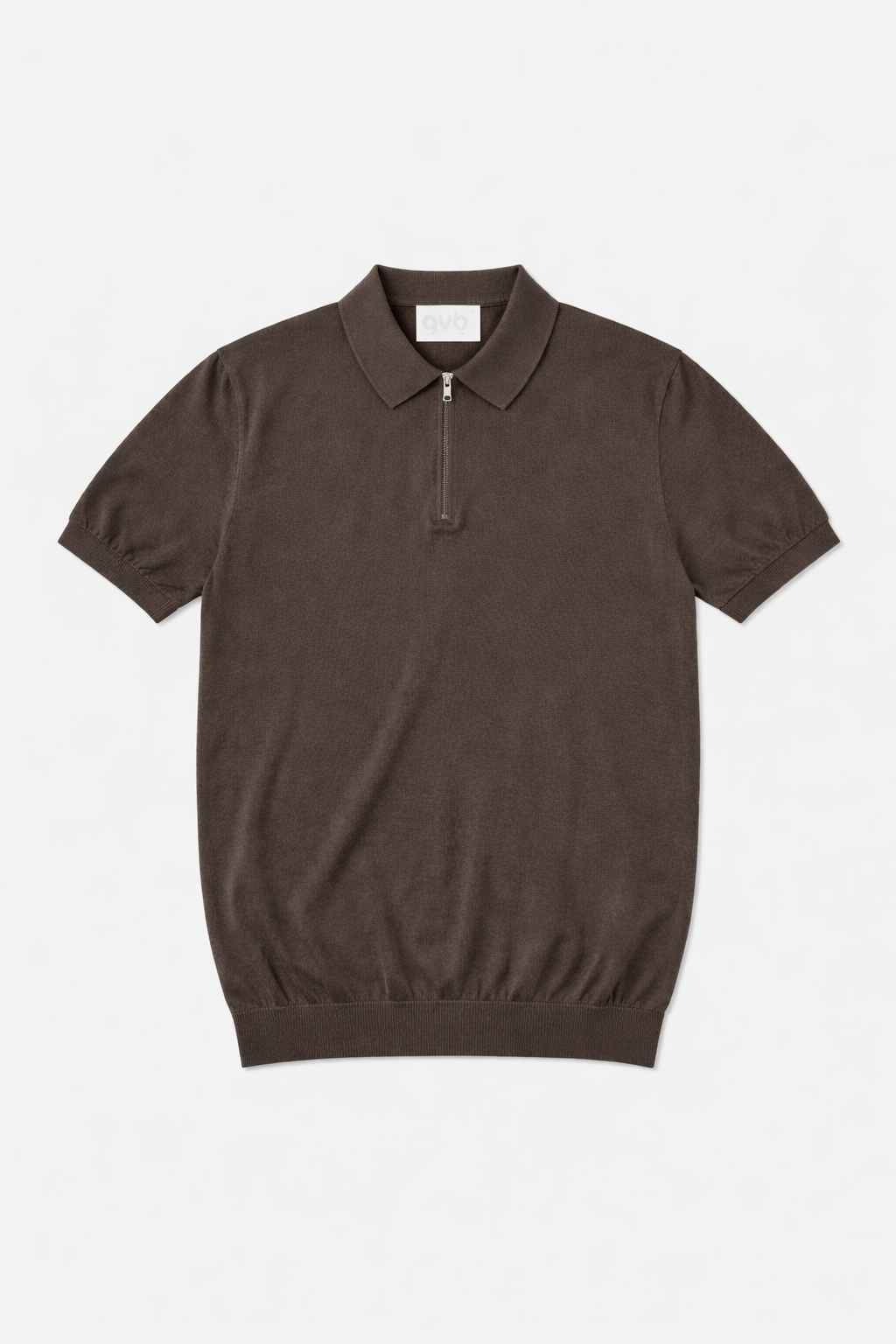 Polo mezza manica con zip