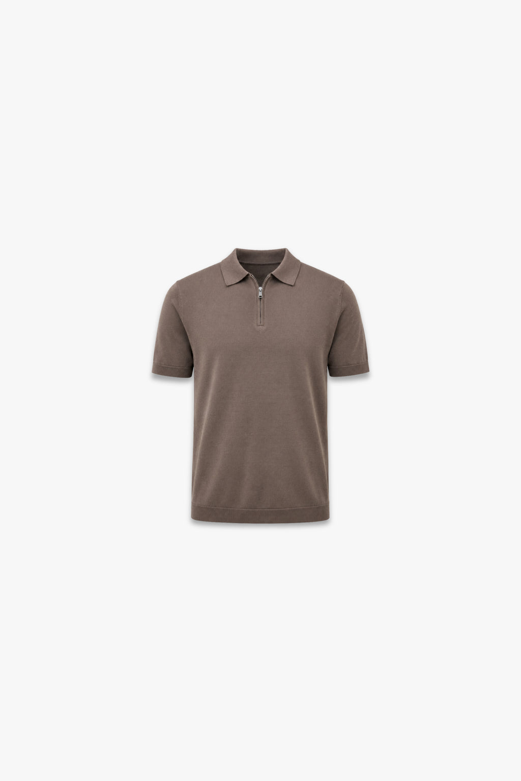 Polo mezza manica con zip