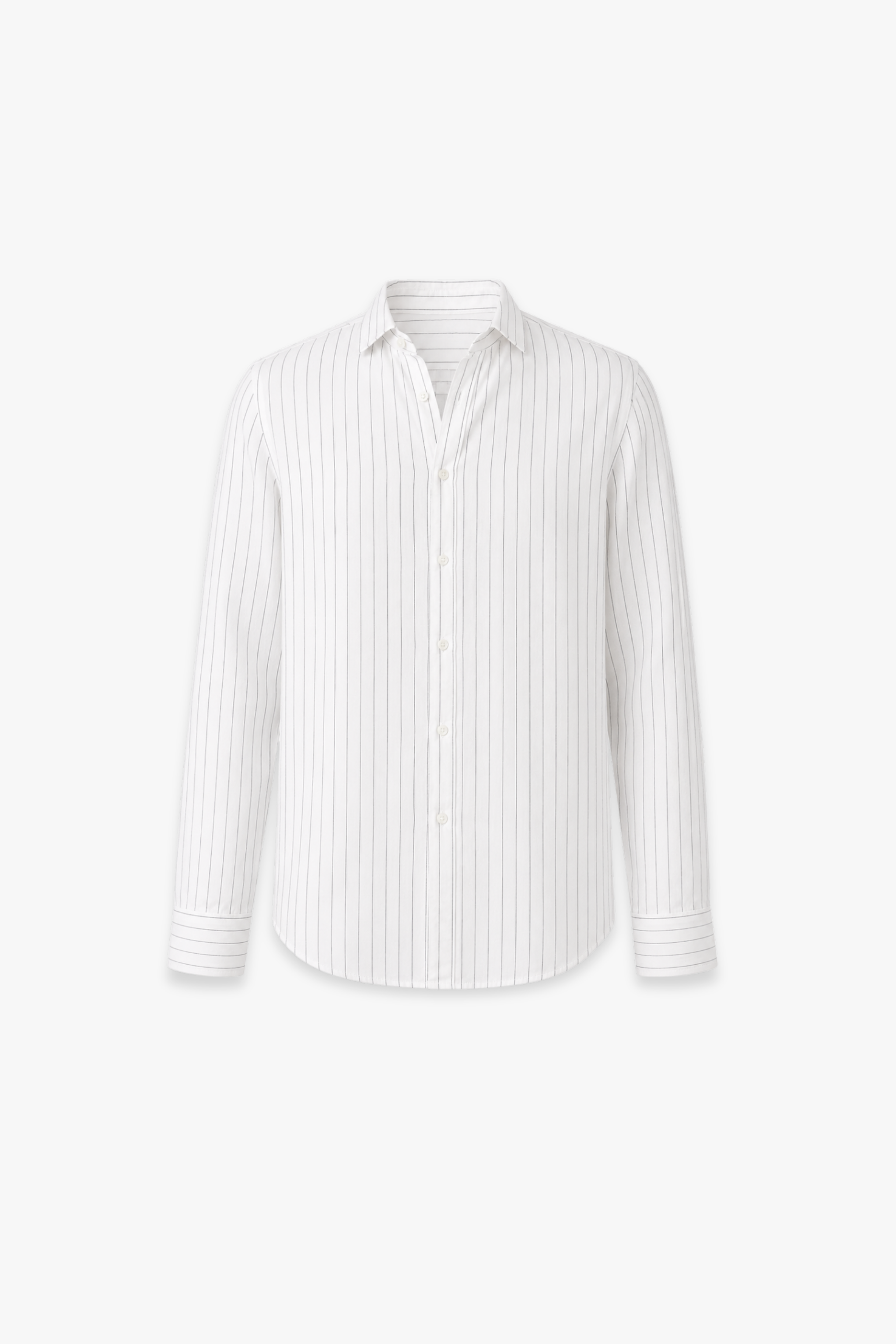 CAMICIA A RIGHE IN LINO