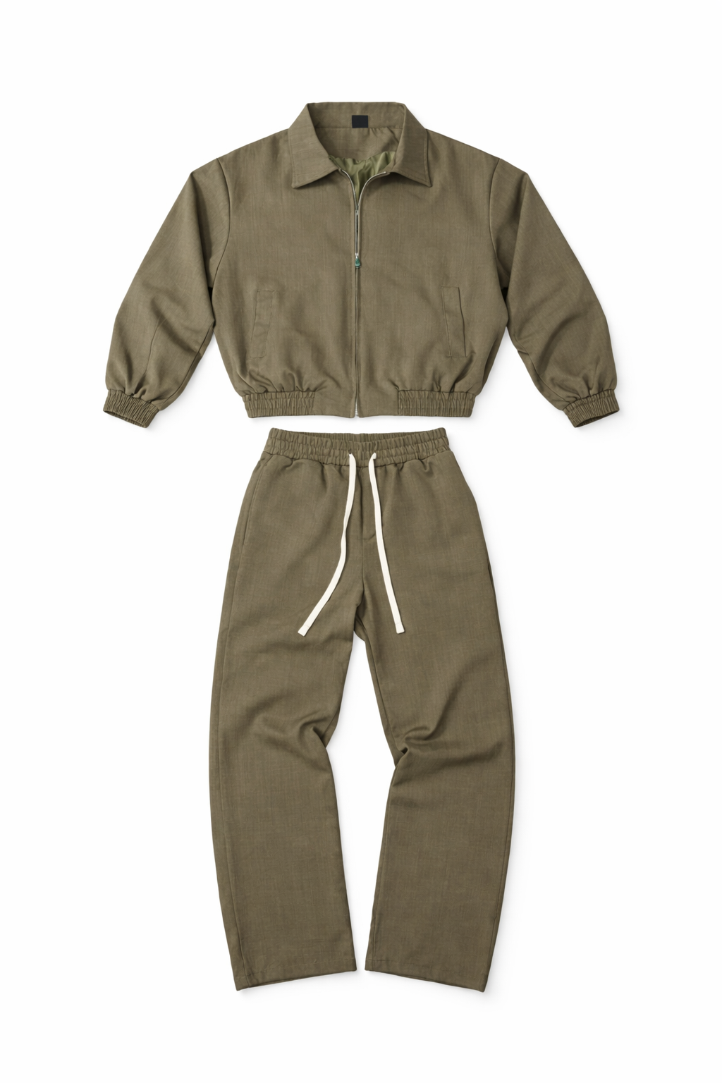 Coordinato minimal zip