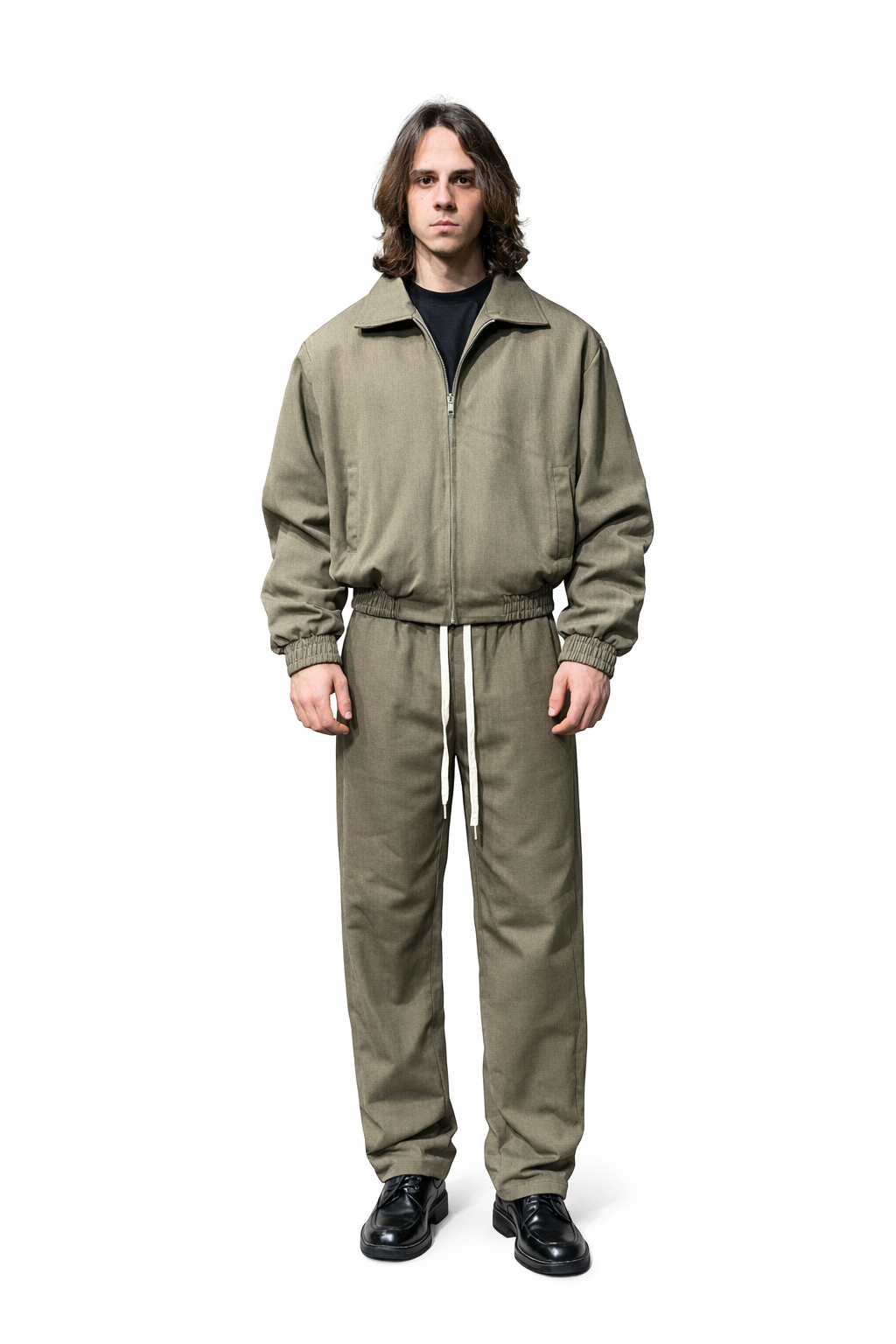 Coordinato minimal zip