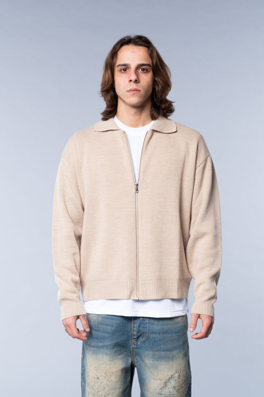Maglione zip