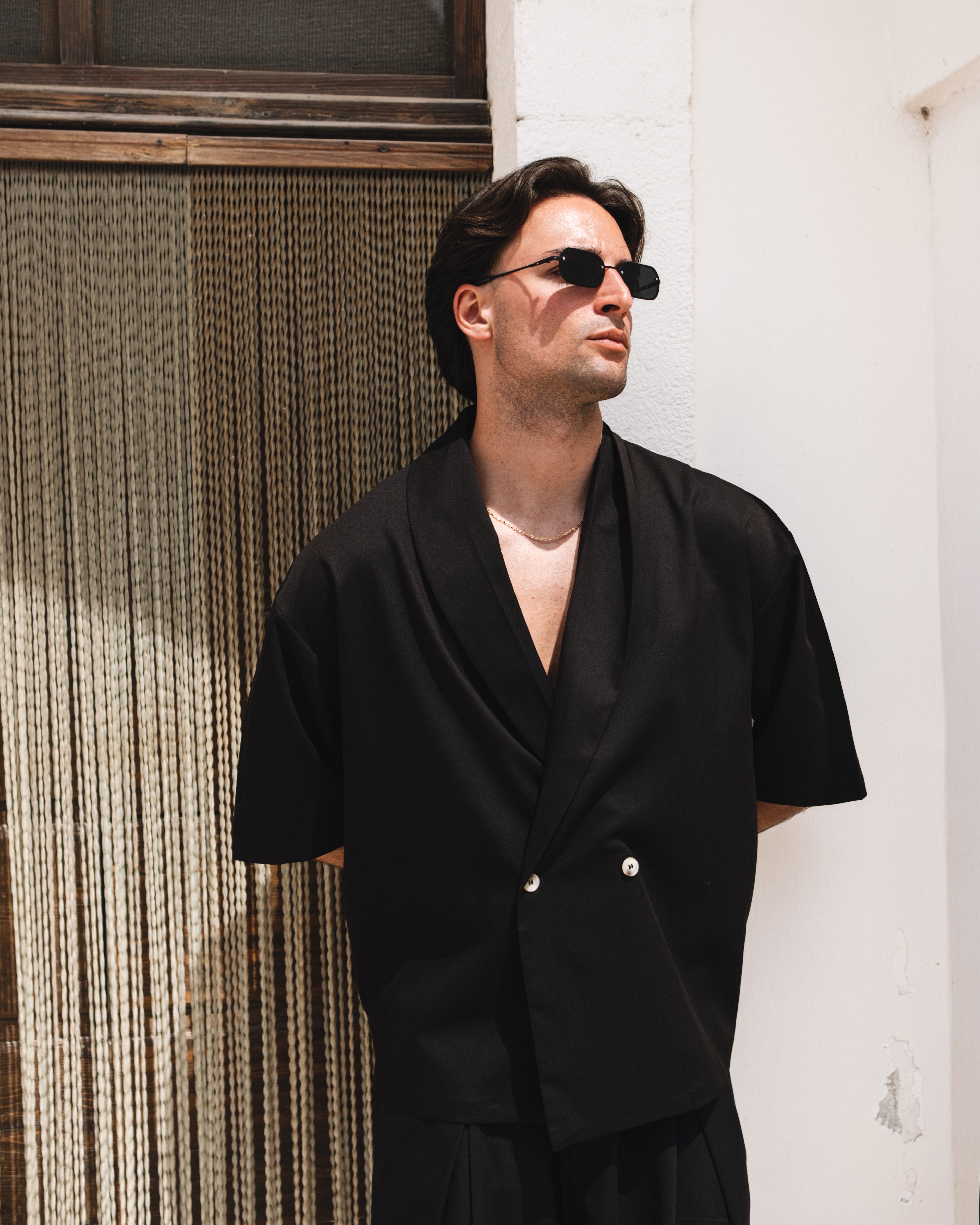 COORDINATO NERO ELEGANTE