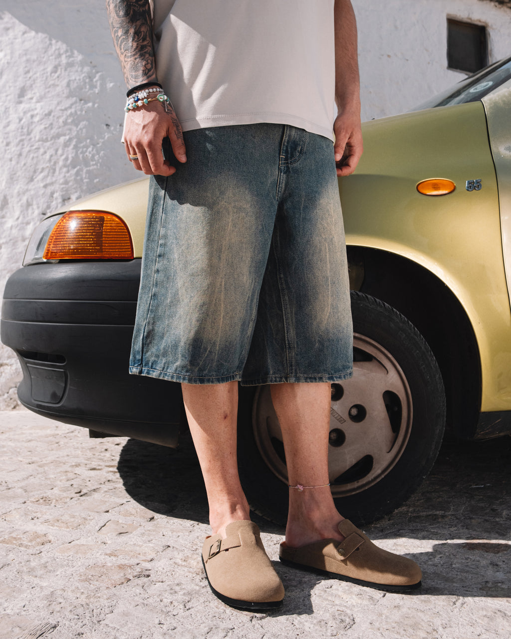 BERMUDA JEANS CHIARO